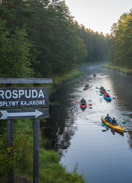 Rospuda – jednodniowy spływ kajakowy